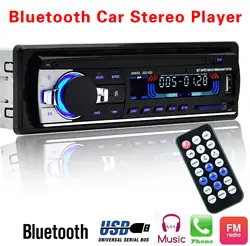 магнитола Автомагнитолы 12 В Bluetooth V2.0 JSD520 стерео в тире 1 Din FM Aux Вход приемник SD USB MP3 MMC WMA разъем ISO