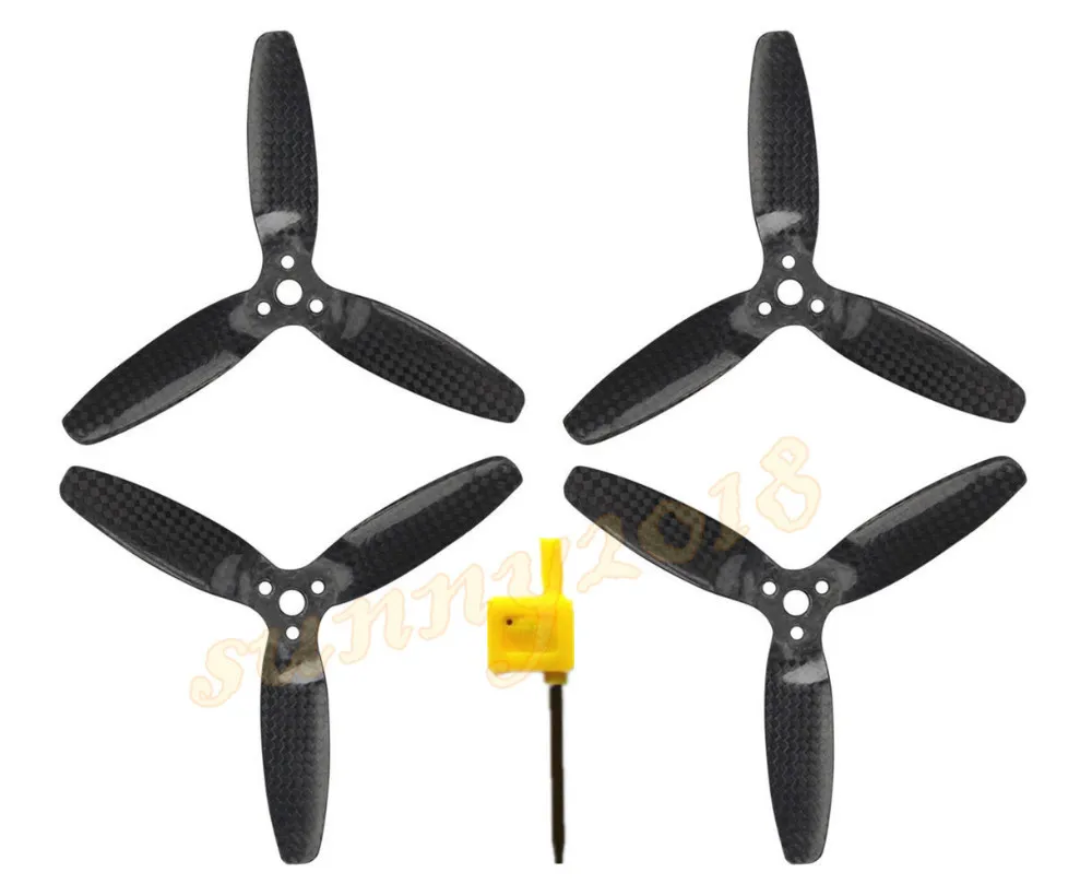 4pcs 2pairs Parrot Bebop Drone 3 0 Part 5042 Carbon Fiber Propellers Main Blades Upgrade Props