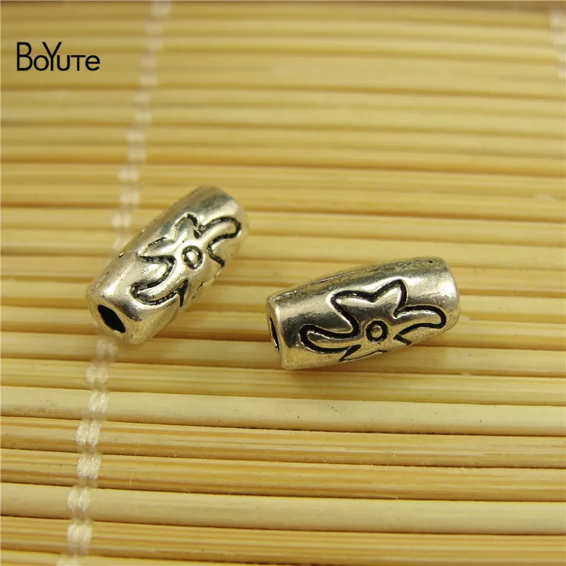 BoYuTe Wholesale Tibetan Silver Beads DIY Hand Made Jewelry Accessories Spacer Beads Jewlry Making (10)