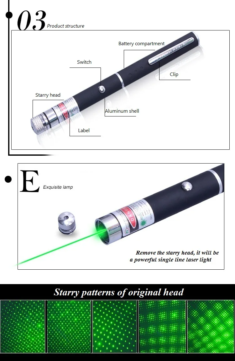 Звездная 5 мВт 532нм Зеленая лазерная ручка звезды лазерная указка с облаками сверкающие звезды фонарь время туннель узор лазер без батареи