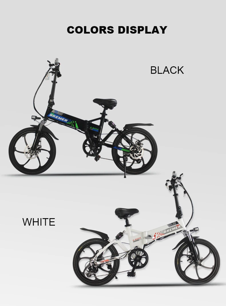 Clearance Daibot Electric Bike 500W 20 Inch Two Wheel Electric Bicycle 48V Built In Removable Battery Mini Foldable Electric Bike Bicycle 20