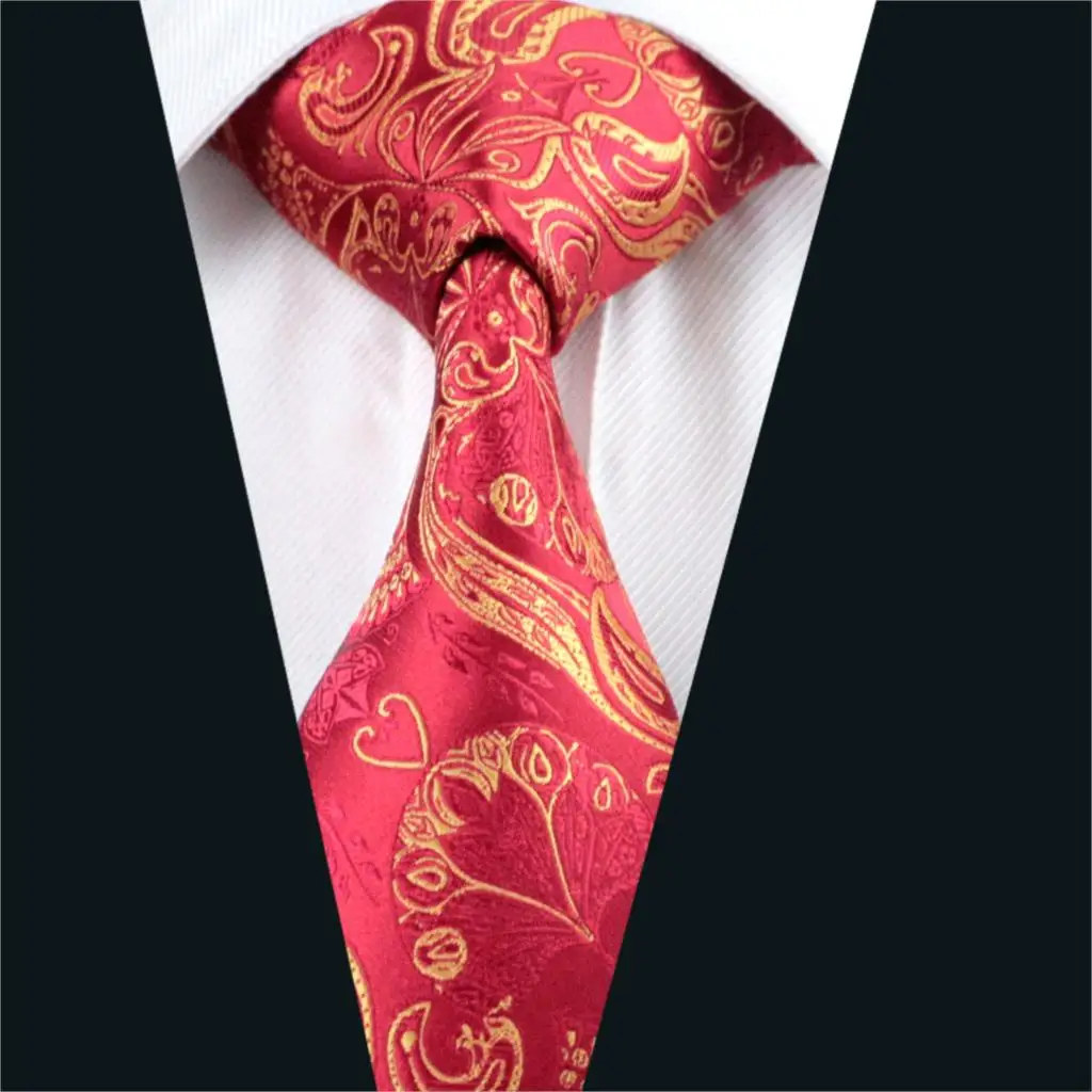 mens red silk ties
