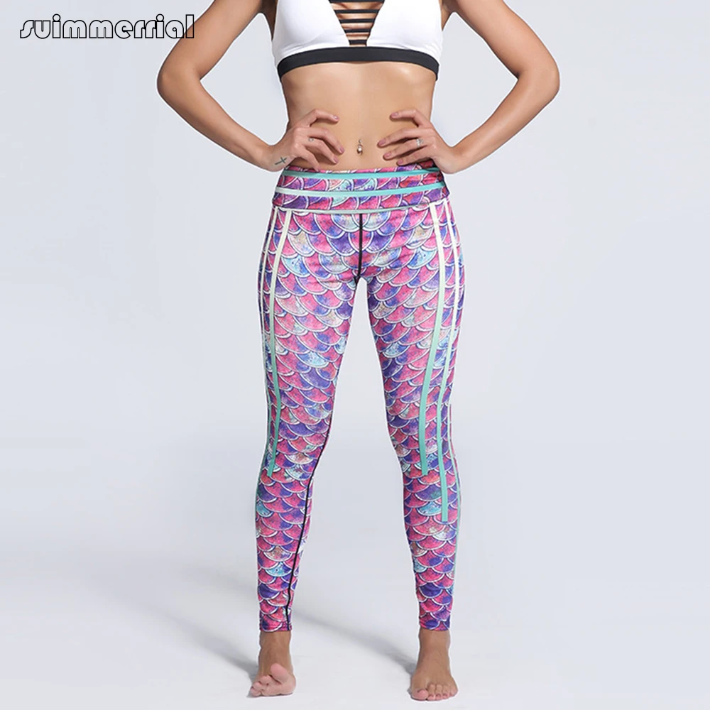 S 3XL Women�s Adventure Time Mermaid Leggings Fashion Side