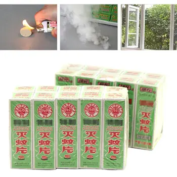 

10pcs Mosquito Repellent Environmentally Pest Excrement Smoked Film Killer Moke Insect Repellent Coil