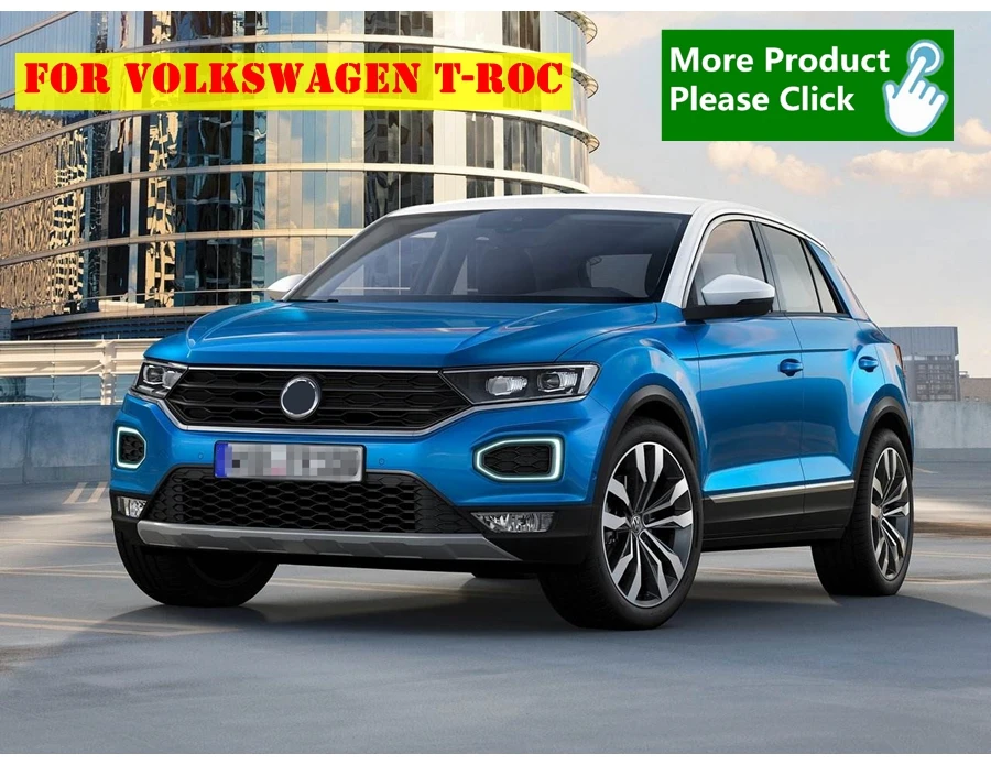 Нержавеющая сталь для Volkswagen T-Roc T Roc Задняя Крышка багажника двери прокладка стример декоративная накладка