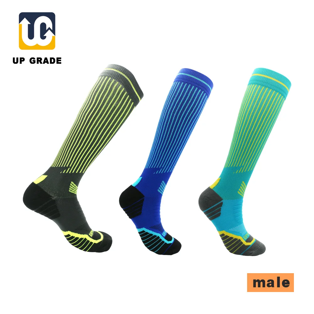 

UPGRADE 3Pair/Lot Professional Cycling Socks Comfortabl Road Bicycle Socks Outdoor Brand Racing Bike skarpetki kolarskie
