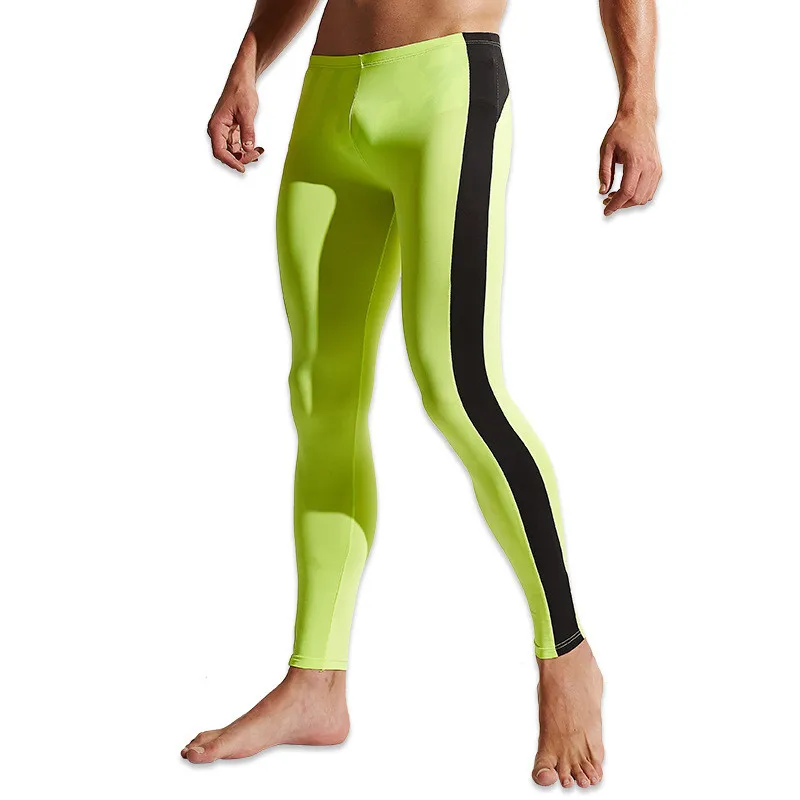 Men's Underwear Tights Fitness Breathable Slim High Elasticity Ultra-thin Fabrics Easy-Dry Pants best mens long underwear