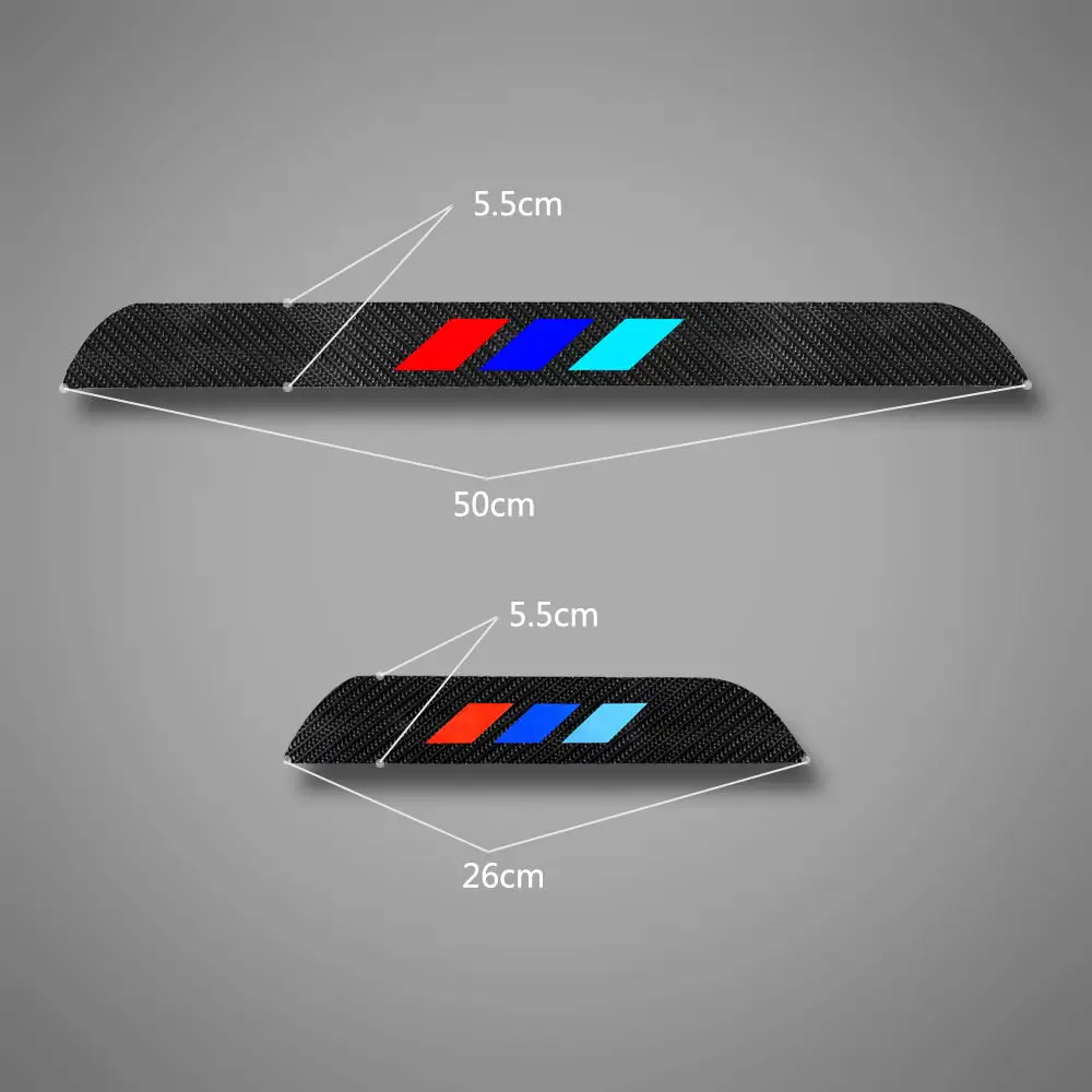 4D M карбоновая Накладка на порог автомобиля Наклейка для BMW 3 серии E90 E91 320 325 330 335 2005
