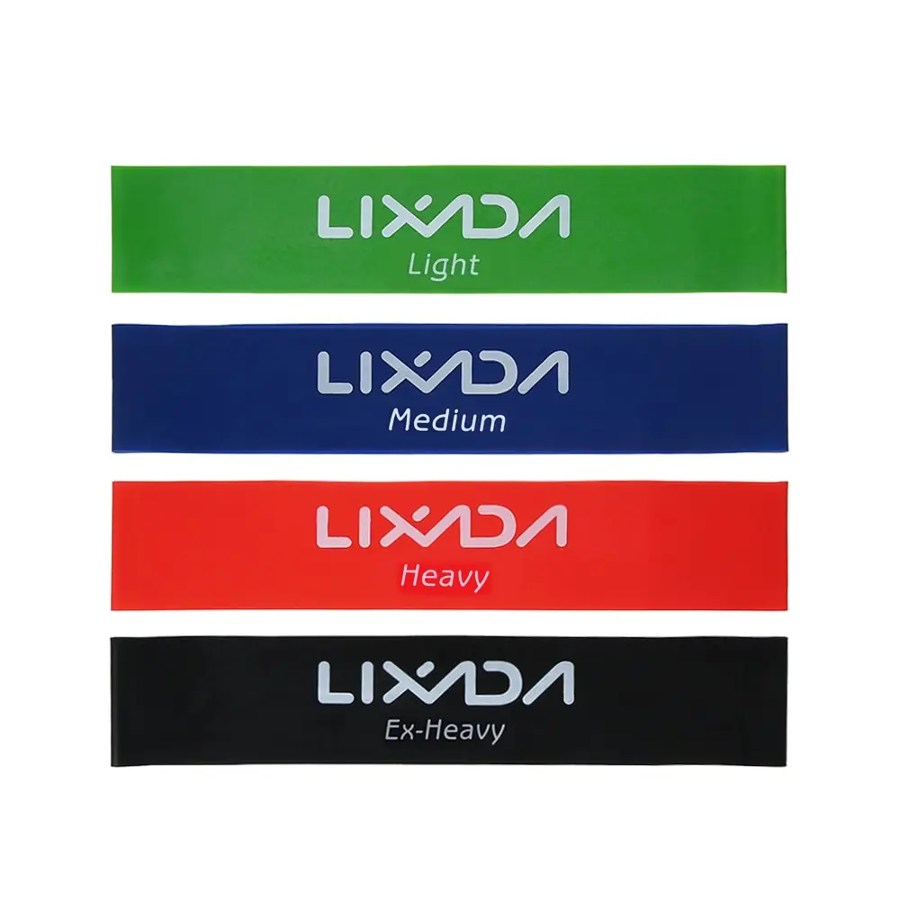 

5PCS Sports Exercise Resistance Loop Bands Set Exercise Band Yoga Strength Training Elastic Power Band Set for Legs Strength