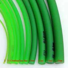 1meter Polyurethane belt PU round belt with green belt meltable cord