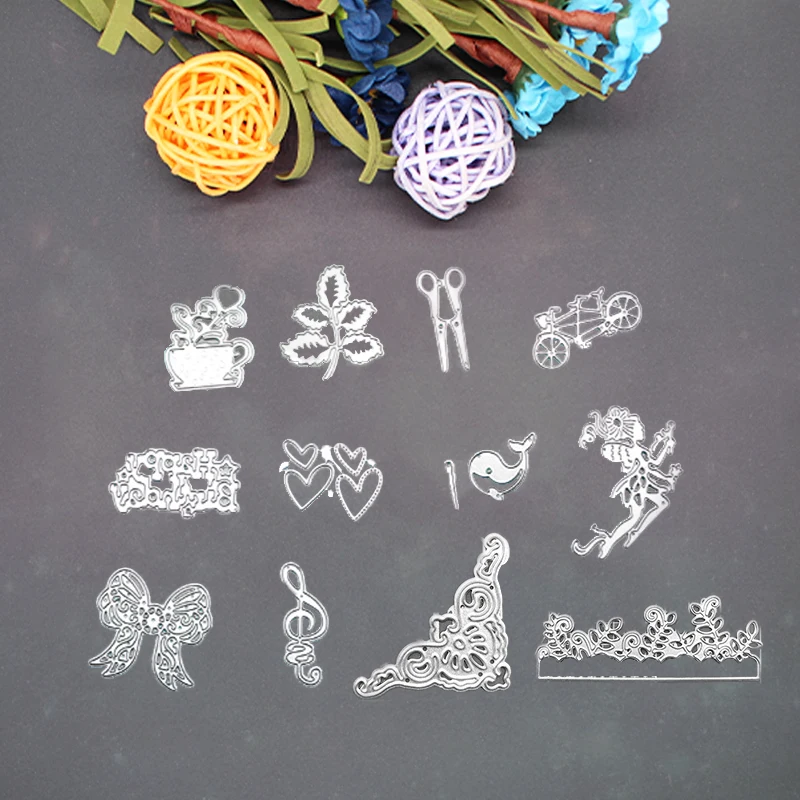 

Metal Cutting Dies for Carton toy fairy DIY Scrapbooking stencil Embossing Paper Cards template Photo Album Crafts Dies New 2019