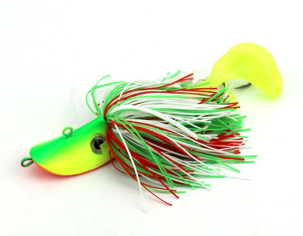 2 шт. 80 г большое преимущество голову джиги 3d eyes buzzbaits рыболовные приманки мягкие