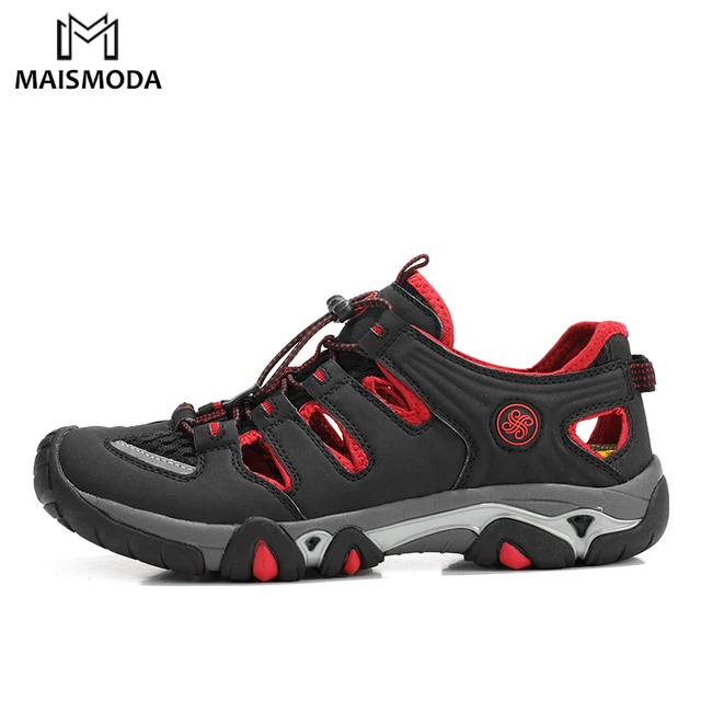 MAISMODA 2018 Men Hiking Shoes Outdoor Sneakers Breathable Sport Shoes Men Big Size Hiking Sandals Trekking Trail Water Sandals
