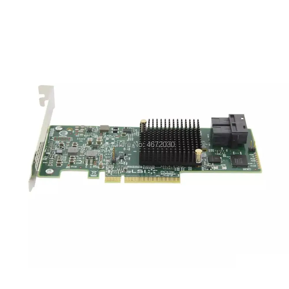 Broadcom Avago LSI SAS 9300-8i LSI00344 8 портов хост-шина адаптер SFF8643 без кэша HBA PCI-E3.0 x8 контроллер карты