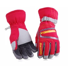 Лыжные перчатки мужские водонепроницаемые теплые унисекс длинные перчатки для лыжного спорта зимние дышащие ботинки для верховой езды сноуборд перчатки для женщин детей