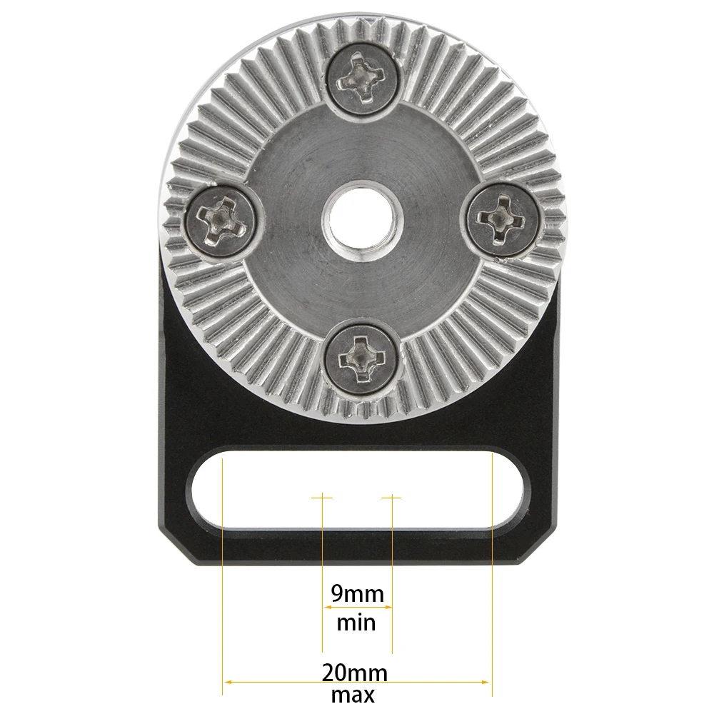 

CAMVATE M6 ARRI Rosette Adapter Spacing 9-20mm for Camera Cage Rig Wooden Handgrip