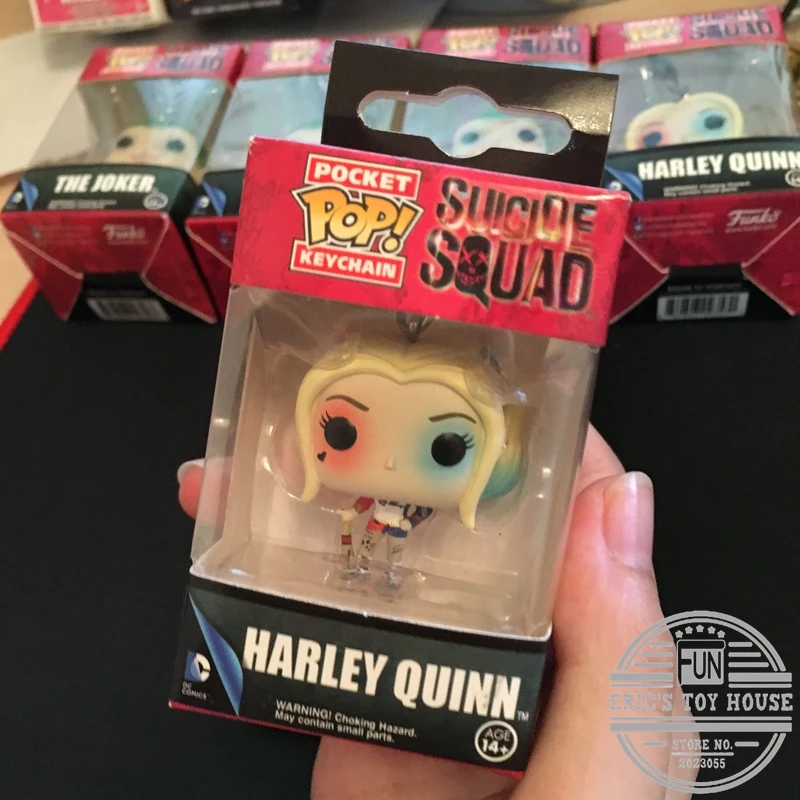 harley quinn funko pop keychain