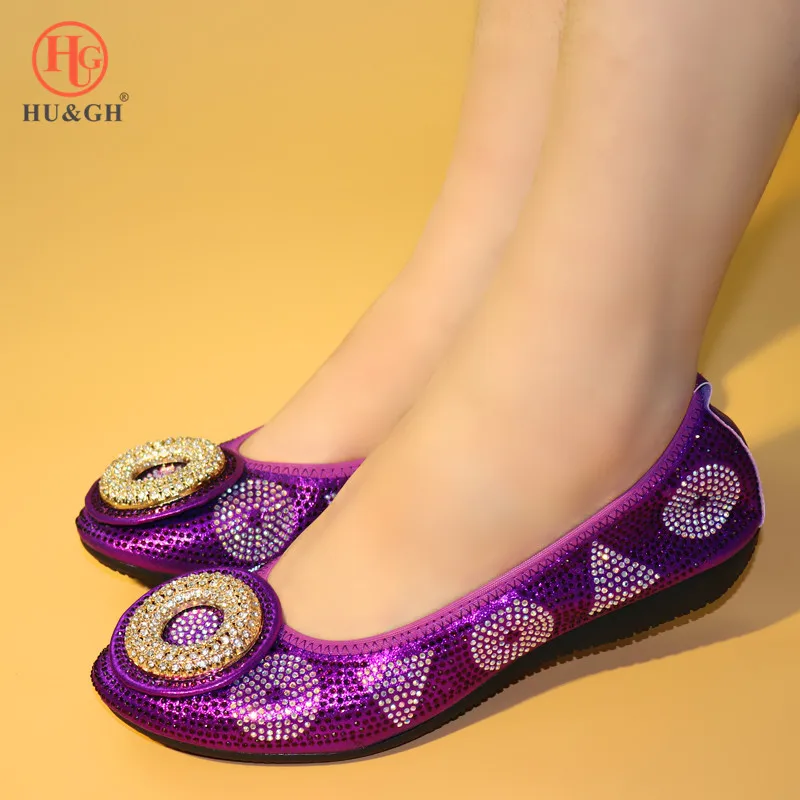 

2019 Spring Summer Women flats Genuine Leather Shoes Slip on Ballet Flats Crystals flats Women Moccasins Flat Loafers Shoes