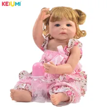 Эксклюзивный 22 '55 см Reborn baby girl полный силиконовый корпус Reborn куклы реалистичные дети Playmates детские игрушки девочка подарки на день рождения