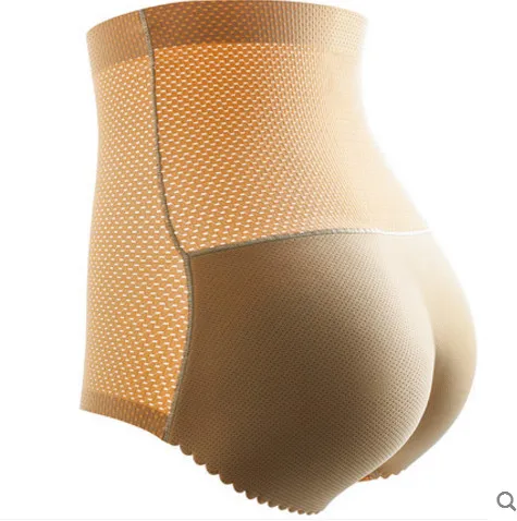 Женские сетчатые мягкие трусики Butt Lift Booty Enhancer поддельные ягодицы колодки бедра попка леди сексуальное нижнее белье черный бежевый AD0614 - Цвет: as shown g