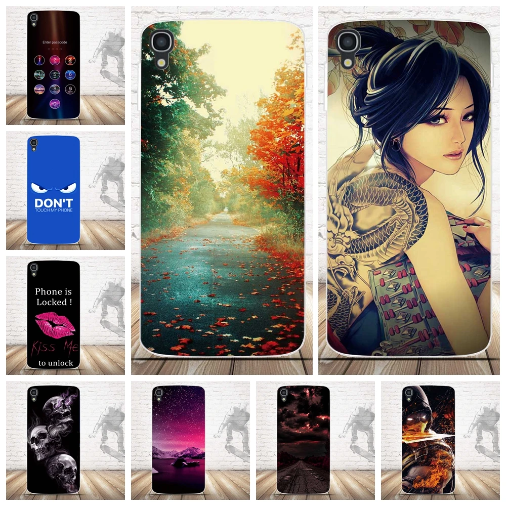 

Cover for Alcatel One Touch Idol 3 4.7 inch Case Printed TPU Soft Case For One Touch Idol 3 Case Cover Back Phone Shells Fundas