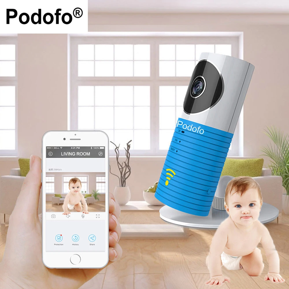 Podofo HD Mini Wireless 720P Wifi Baby Monitor With IP