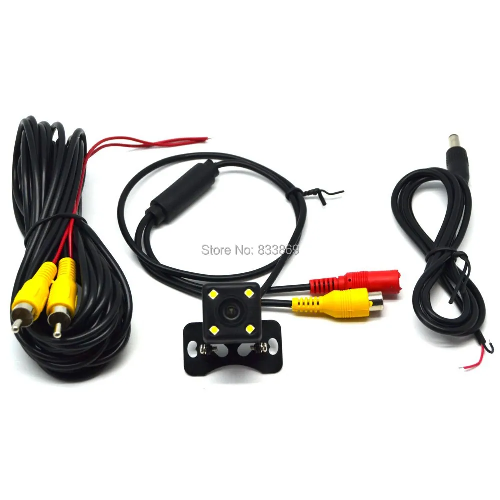 

4 LED Night Vision Car Rear View Camera 170 Wide Angle Universal Car Reverse Rearview Camera Auto Car Backup Parking Camera
