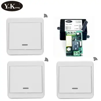 

Smart Home RF Wireles Remote Control Switch 433 315 AC 220V 1 Gang Small Size Receiver Board Entrance Light corridor Bedroom rx