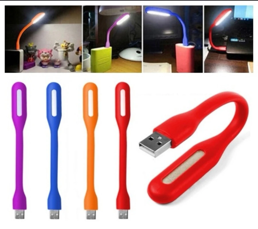 

Flexible Book Light Usb Led Reading Table Lamp 9 Color Portable Mini Book Reading Light Small Led Flashlight for Reading