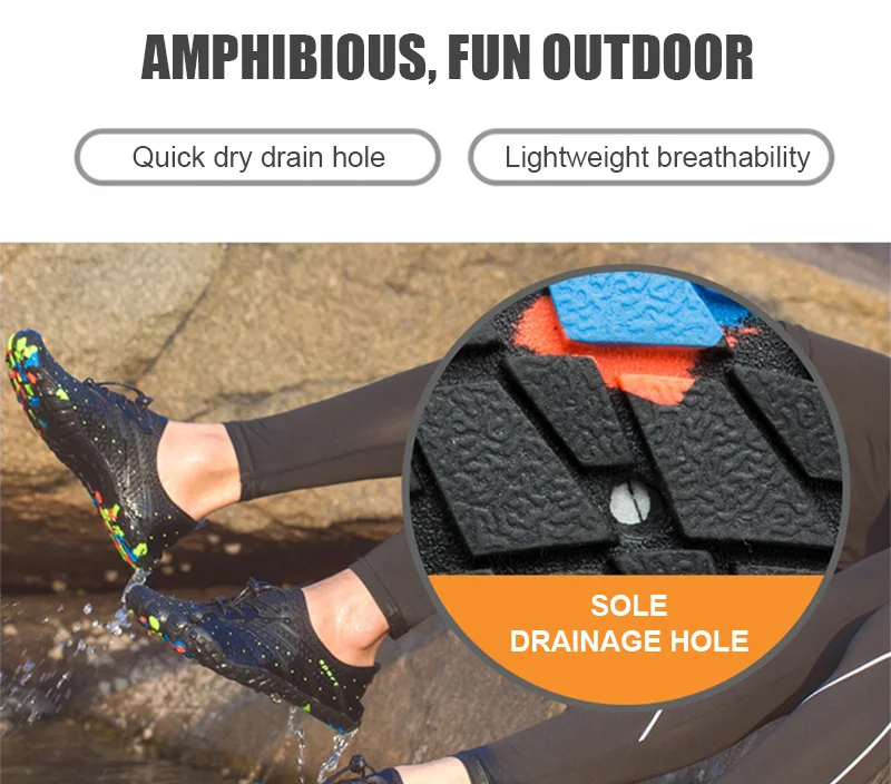 Verão dos Homens Sapatos de Água para Mulheres Sapatos de Praia Natação do Aqua Sapatos de Mergulho Sandálias de Pesca Novo Respirável Upstream Tênis Descalços 3 tênis descalços natação do aqua sapatos de mergulho sandálias de pesca