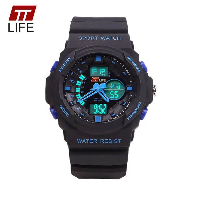 Prix pour TTLIFE Montre Hommes Résistance À L'eau 30 m Numérique Militaire Multifonction Bande De Caoutchouc De Silicone Sport Montres Hommes Relogio Masculino Prix pour TTLIFE Montre Hommes Résistance À L'eau 30 m Numérique Militaire Multifonction Bande De Caoutchouc De Silicone Sport Montres Hommes Relogio Masculino