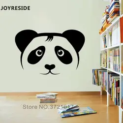 JOYRESIDE голова панды настенные панды стильная Настенная Наклейка Животные виниловая наклейка дома Декор для детской спальни Дизайн