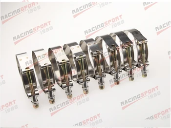 

8PCS 2.75" inch Turbo Pipe Hose Coupler T-bolt Clamps Stainless Steel 73/81mm