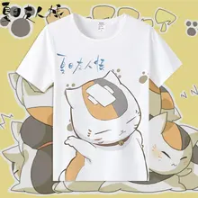 New Anime Natsume Yuujinchou Cotton T-shirts for Women/Men Student T Shirt O Neck Short Sleeve Summer Clothes Top Tees S-3XL anime fairy tail natsume yuujinchou monokuma dog shiba inu handbags oxford women men student shoulder messenger crossbody bag
