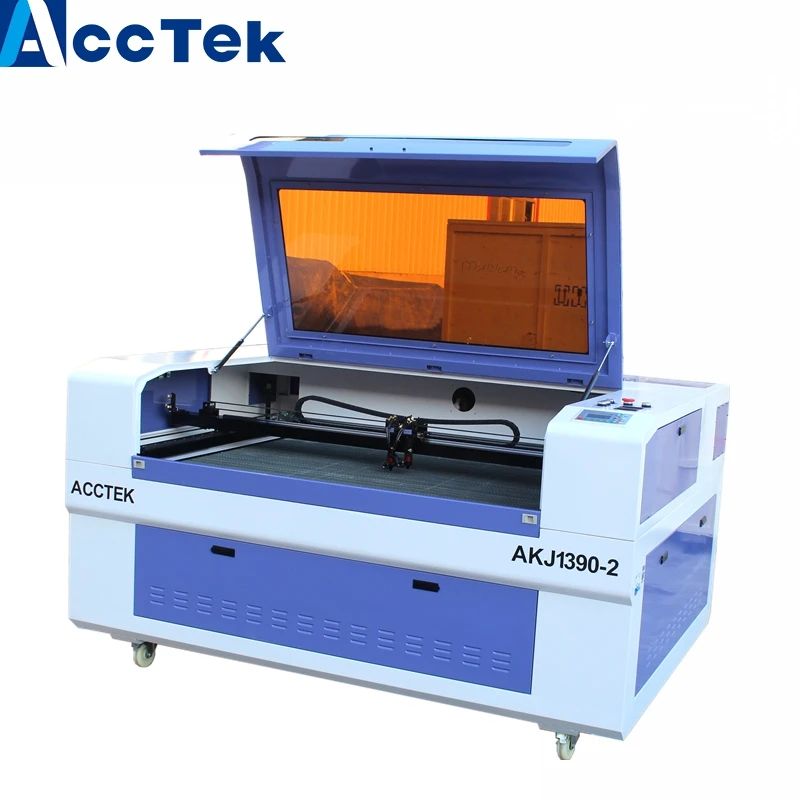 Jinan AccTek 3d laser glass engraving machine used laser cutting machines for sale-in Wood ...