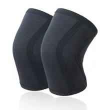 Протектор колена 7 мм Joelheira неопрен Ginocchiera вентилируемые наколенники коленной чашечки спортивные фитнес тяжелая атлетика тренажерный зал протектор 2 шт