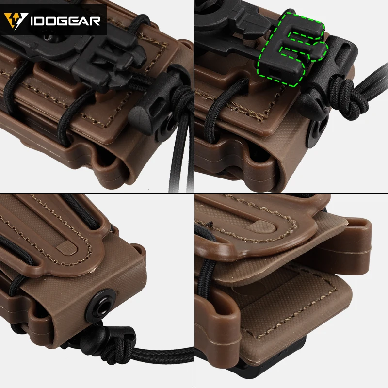 Сумка IDOGEAR Magzazine Молл зажим для пистолета военная сумка журналов кобура ремня Fastmag