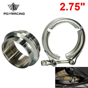 

PQY - 2.75" SUS 304 Steel Stainless Exhaust V Band Clamp Flange Kit V-band Vband Male Female Design PQY5242