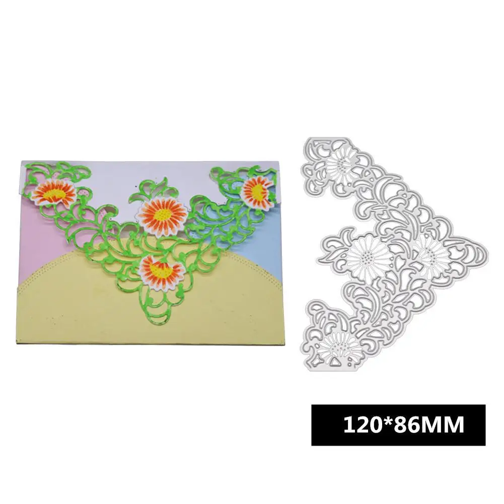  DIY Etched Carbon Steel Cutting Dies for Scrapbook Background/Envelope Lace/Invitation Lace - 33057127018
