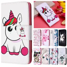 Funda de cuero redmi note 7 para Funda Xiomi Xiaomi redmi note 7 5 6 Pro 4X, Funda con tapa de unicornio