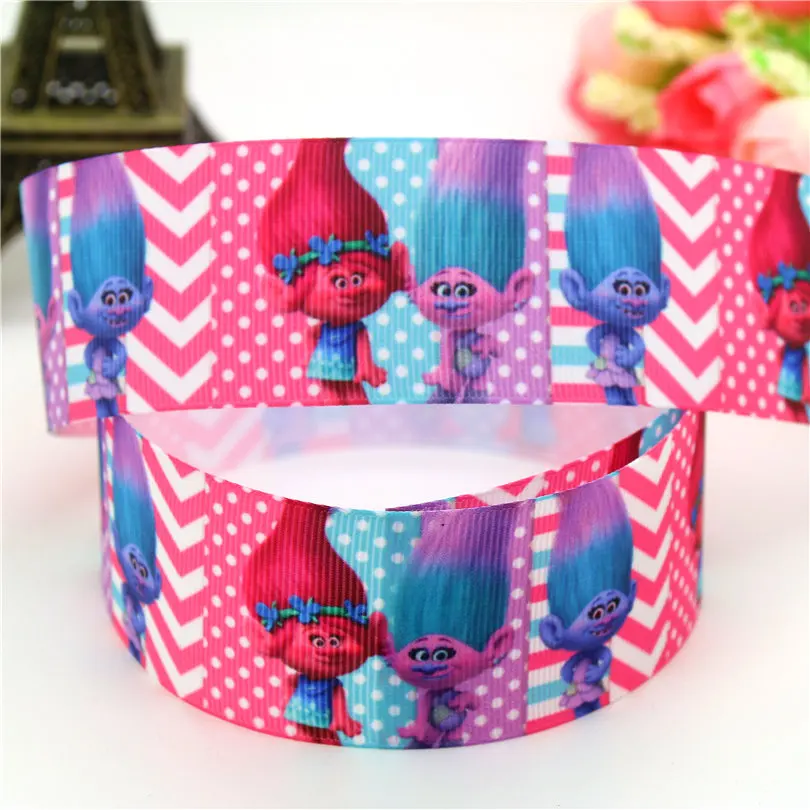 3 Duwes 1.5 '' Капитан doc тролли печатных Grosgrain ленты hairbow головные уборы украшение партии 38 мм oem D635 - Цвет: 3