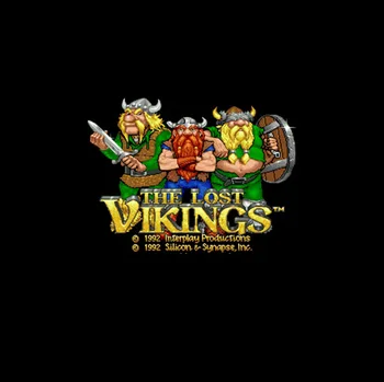 

Lost Vikings NTSC Version 16 Bit 46 Pin Big Gray Game Card For USA Game Players