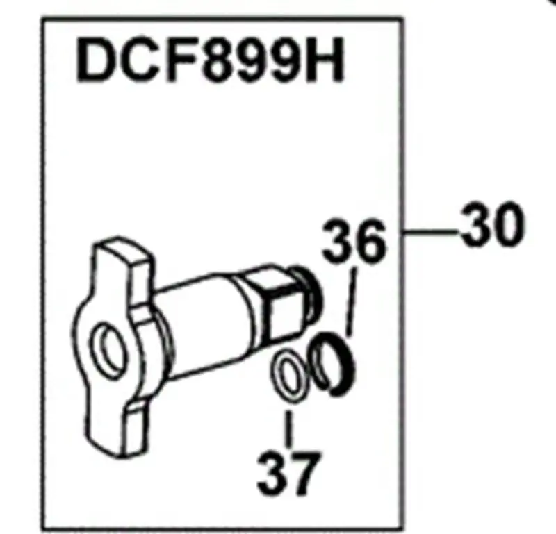 Кольцо с наковальней N415875 для Dewalt DCF899H DCF899HB