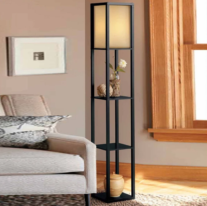 Wooden Floor Lamp Modern Minimalist Living   Room Light  Bedroom Bedside Lamp 160cm   Height Standing Lamp For Living Room