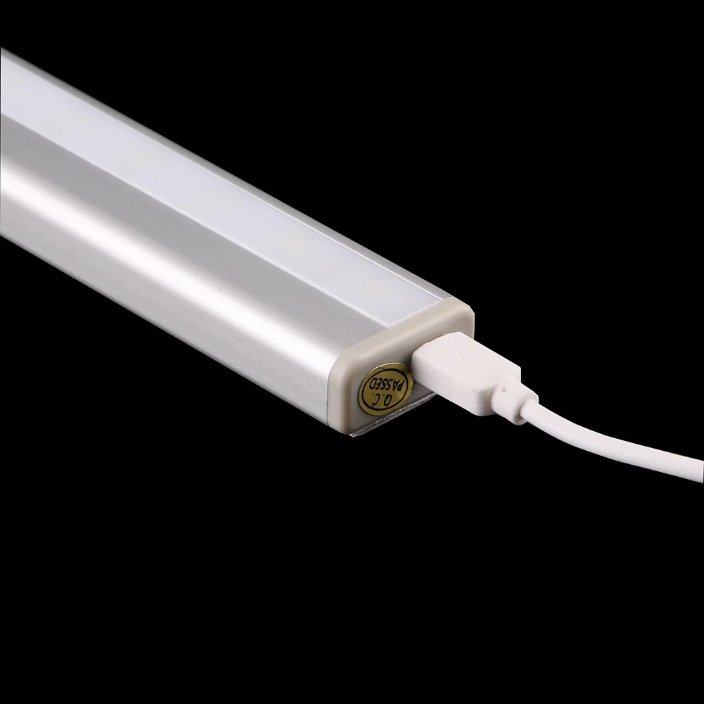 20 * светодиодный USB Перезаряжаемый ночсветильник для шкафа светильник датчиком