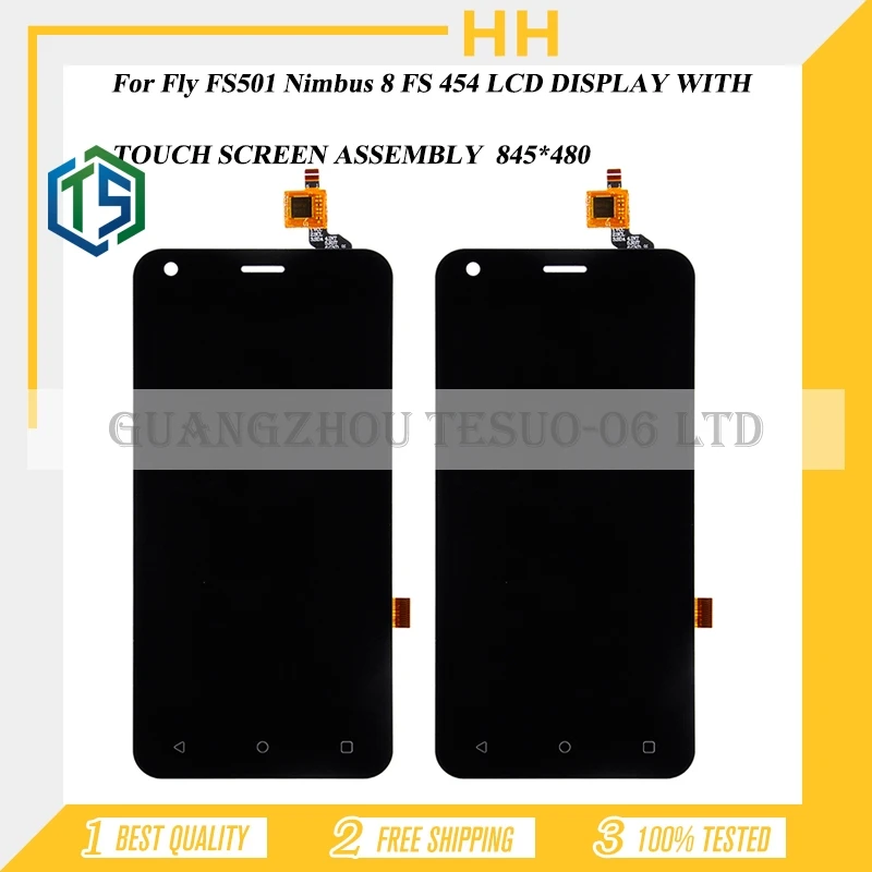 manufacturer 1pcs HH For Fly Nimbus 8 FS 454 Lcd Screen