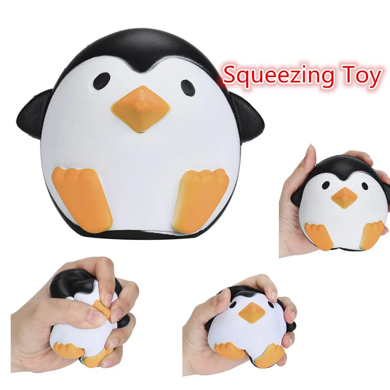 Милые Пингвины Сжимаемый медленно поднимающийся крем Ароматические декомпрессионные игрушки кукла-симулятор мужской пингвин подарок ребенку 27