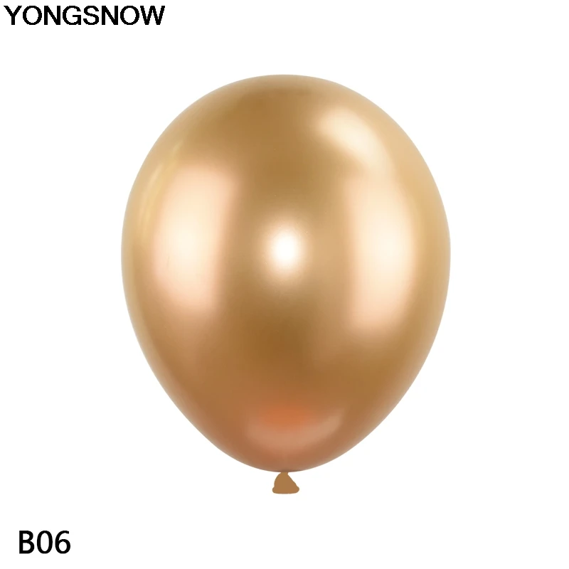 YONGSNOW 10/20 штук 12-дюймовые толстые жемчужный металлик шар латексный гелиевый надувные воздушные шары на день рождения вечерние свадебные дома деко игрушка