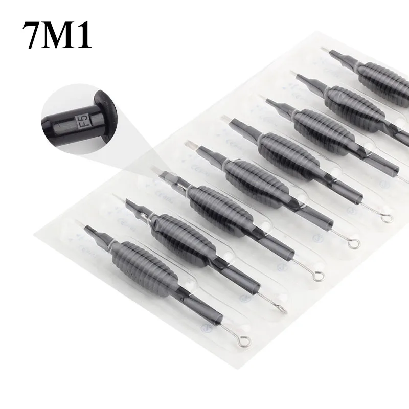 

(19mm) 7M1 20 Pcs Disposable Tattoo Grips Tube with Needles Assorted Size 3/4" for Tattoo Accessory Equipment Supply permanent