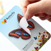 Forma de borboleta Planner Memo Pad Sticky Notes Romance Papelaria Kawaii Bonito Dos Desenhos Animados Adesivos Etiqueta da sala de Aula Aluno Fabricante